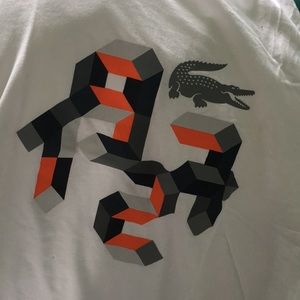 lacoste shite tee shirt